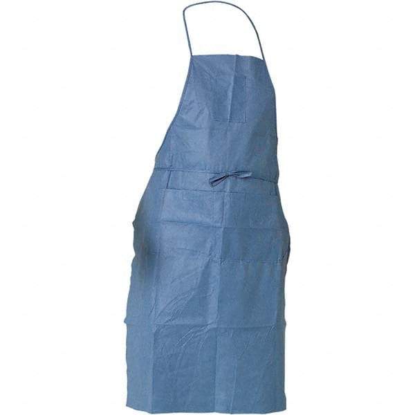 KleenGuard - Disposable & Chemical Resistant Apron - A20 28X40 BL DENIM10PK KLEENGUARD APRON W/PCKT - Makers Industrial Supply