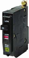 Square D - 30 Amp, 240 VAC, 1 Pole, Bolt On Miniature Circuit Breaker - 14-8 AWG - Makers Industrial Supply