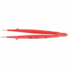 Wiha - Tweezers Type: Insulated Pattern: Straight - Makers Industrial Supply