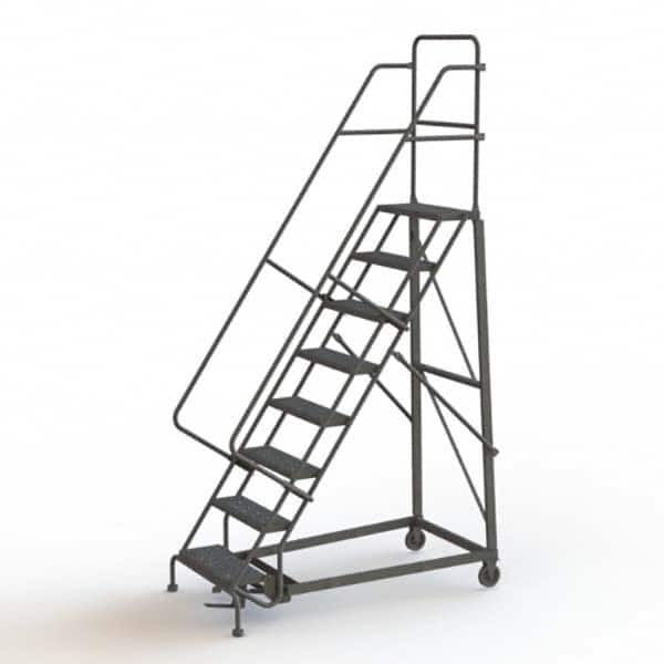 TRI-ARC - Rolling & Wall Mounted Ladders & Platforms Type: Rolling Warehouse Ladder Style: Rolling Safety Ladder - Makers Industrial Supply