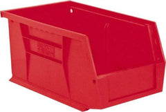 Durham - 11-3/8" Deep, Red Plastic Hang and Stack Bins - 5" High x 5-1/2" Wide x 11-3/8" Long - Makers Industrial Supply