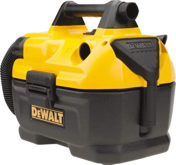 DeWALT - 2 Gallon Capacity, Wet and Dry Vacuum - Battery, 5 Ft. Long Hose, Plastic Tank, Accessories Included - Makers Industrial Supply