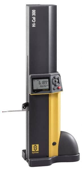 Fowler - 6" Electronic Height Gage - 0.00005" Resolution, Accurate to 0.00013", LCD Display, USB, RS-232 Data Output - Makers Industrial Supply