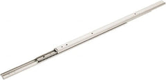 Sugatsune - 15-49/64" Slide Length, 16-29/32" Travel Length, Stainless Steel Ball Bearing Slide - 66 Lb Capacity at Full Extension - Makers Industrial Supply