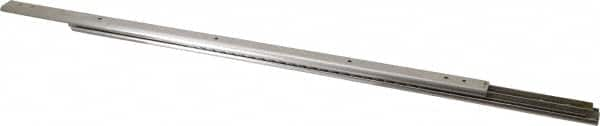 Sugatsune - 19-45/64" Slide Length, 20-27/32" Travel Length, Stainless Steel Ball Bearing Slide - 66 Lb Capacity at Full Extension - Makers Industrial Supply