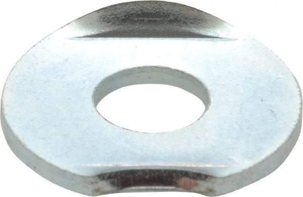 Gibraltar - Zinc Plated, Carbon Steel, Flanged Washer for 1/4" Diam Clamp Spindle - 1/4-20 Thread, 0.27" Hole Diam, 0.69" Overall Diam, 0.45" Between Flanges - Makers Industrial Supply