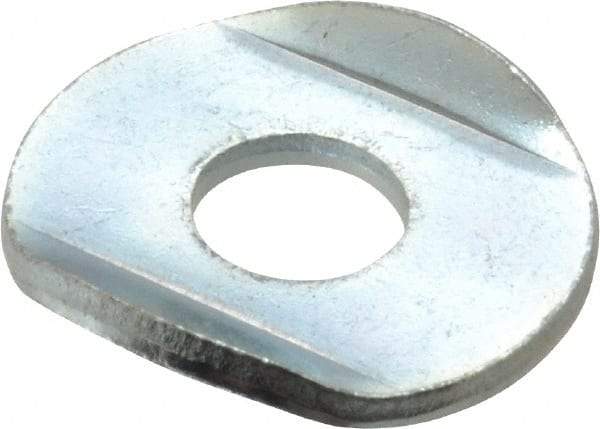 Gibraltar - Zinc Plated, Carbon Steel, Flanged Washer for 3/8" Diam Clamp Spindle - 3/8-16 Thread, 0.41" Hole Diam, 1" Overall Diam, 0.72" Between Flanges - Makers Industrial Supply