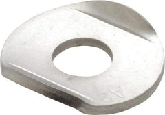 Gibraltar - Stainless Steel, Flanged Washer for 5/16" Diam Clamp Spindle - 5/16-18 Thread, 0.33" Hole Diam, 0.88" Overall Diam, 0.63" Between Flanges - Makers Industrial Supply