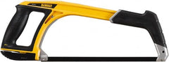 DeWALT - 12" Hacksaw - 4-3/4" Throat Depth, Aluminum Handle with Rubber Grip Insert, Ergonomically Design D-Style Handle - Makers Industrial Supply