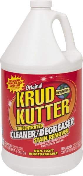 Krud Kutter - 1 Gal Bottle Cleaner/Degreaser - Liquid, Water-Based, Mild - Makers Industrial Supply