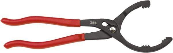 GearWrench - 2-1/2 to 3-7/8" Diam, Adjustable Oil Filter Plier - Steel, For Use with Oil Filters - Makers Industrial Supply