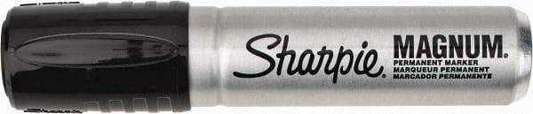 Sharpie - Black Permanent Marker - Chisel Extra Large Tip, AP Nontoxic Ink - Makers Industrial Supply