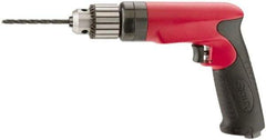 Sioux Tools - 1/2" Keyed Chuck - Pistol Grip Handle, 400 RPM, 14.16 LPS, 30 CFM, 1 hp - Makers Industrial Supply