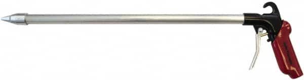 Value Collection - 120 Max psi Whisper Jet Pistol Grip Blow Gun - 1/4 NPT Inlet, 18" Tube Length, Aluminum - Makers Industrial Supply