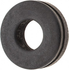 TE-CO - 1/4" Screw, Grade 1010 Steel Standard Flat Washer - 9/32" ID x 5/8" OD, 3/16" Thick, Black Oxide Finish - Makers Industrial Supply