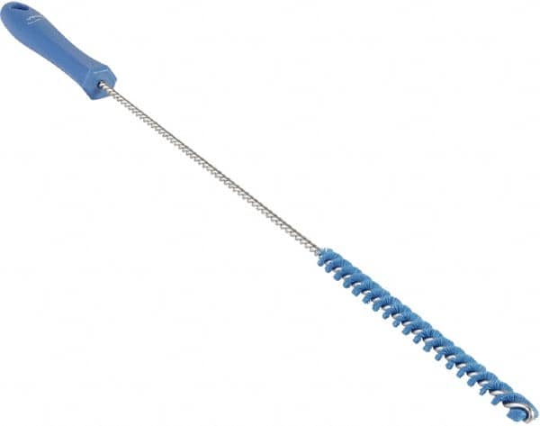 Vikan - 0.4" Diam Polyester Valve Brush - 19-5/8" OAL, 5-11/16" Head Length, Polypropylene & Stainless Steel Handle - Makers Industrial Supply