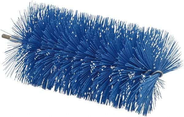 Vikan - 3-1/2" Diam Polyester Tube Brush - 7-1/2" OAL, 7" Head Length, Stainless Steel Handle - Makers Industrial Supply