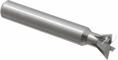 Made in USA - 3/4" Diam x 0.312" Wide Solid Carbide 60° Dovetail Cutter - Makers Industrial Supply