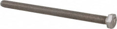 Value Collection - M5x0.80mm Metric Coarse, 75mm Length Under Head Hex Head Cap Screw - Fully Threaded, Grade 18-8 & Austenitic A2 Stainless Steel, Uncoated, 8mm Hex - Makers Industrial Supply