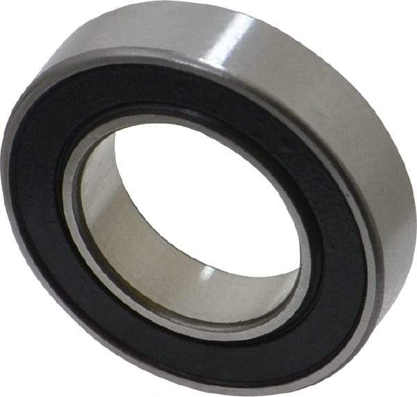 SKF - 17mm Bore Diam, 30mm OD, Double Seal Thin Section Radial Ball Bearing - 7mm Wide, 1 Row, Round Bore, 522 Lb Static Capacity, 980 Lb Dynamic Capacity - Makers Industrial Supply