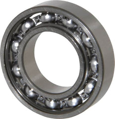 SKF - 20mm Bore Diam, 37mm OD, Open Thin Section Radial Ball Bearing - 9mm Wide, 1 Row, Round Bore, 821 Lb Static Capacity, 1,430 Lb Dynamic Capacity - Makers Industrial Supply