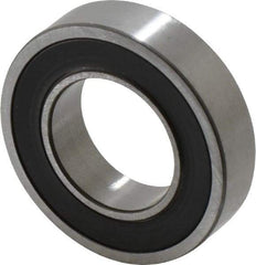 SKF - 20mm Bore Diam, 37mm OD, Double Seal Thin Section Radial Ball Bearing - 9mm Wide, 1 Row, Round Bore, 821 Lb Static Capacity, 1,430 Lb Dynamic Capacity - Makers Industrial Supply