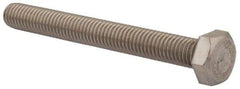 Value Collection - M8x1.25mm Metric Coarse, 70mm Length Under Head Hex Head Cap Screw - Fully Threaded, Grade 18-8 & Austenitic A2 Stainless Steel, Uncoated, 13mm Hex - Makers Industrial Supply