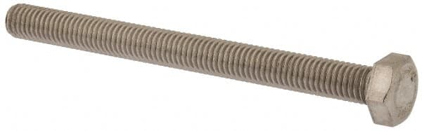 Value Collection - M8x1.25mm Metric Coarse, 90mm Length Under Head Hex Head Cap Screw - Fully Threaded, Grade 18-8 & Austenitic A2 Stainless Steel, Uncoated, 13mm Hex - Makers Industrial Supply