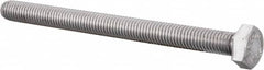 Value Collection - M8x1.25mm Metric Coarse, 100mm Length Under Head Hex Head Cap Screw - Fully Threaded, Grade 18-8 & Austenitic A2 Stainless Steel, Uncoated, 13mm Hex - Makers Industrial Supply