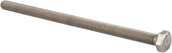 Value Collection - M8x1.25mm Metric Coarse, 150mm Length Under Head Hex Head Cap Screw - Fully Threaded, Grade 18-8 & Austenitic A2 Stainless Steel, Uncoated, 13mm Hex - Makers Industrial Supply