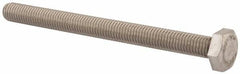 Value Collection - M10x1.50mm Metric Coarse, 120mm Length Under Head Hex Head Cap Screw - Fully Threaded, Grade 18-8 & Austenitic A2 Stainless Steel, Uncoated, 17mm Hex - Makers Industrial Supply