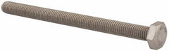 Value Collection - M10x1.50mm Metric Coarse, 130mm Length Under Head Hex Head Cap Screw - Fully Threaded, Grade 18-8 & Austenitic A2 Stainless Steel, Uncoated, 17mm Hex - Makers Industrial Supply