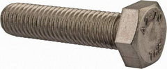 Value Collection - M12x1.75mm Metric Coarse, 50mm Length Under Head Hex Head Cap Screw - Fully Threaded, Grade 18-8 & Austenitic A2 Stainless Steel, Uncoated, 19mm Hex - Makers Industrial Supply