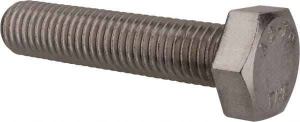 Value Collection - M12x1.75mm Metric Coarse, 55mm Length Under Head Hex Head Cap Screw - Makers Industrial Supply