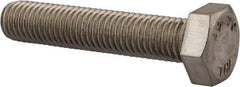 Value Collection - M12x1.75mm Metric Coarse, 60mm Length Under Head Hex Head Cap Screw - Fully Threaded, Grade 18-8 & Austenitic A2 Stainless Steel, Uncoated, 19mm Hex - Makers Industrial Supply