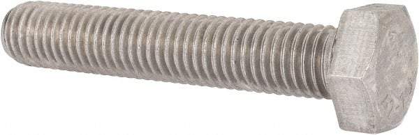 Value Collection - M12x1.75mm Metric Coarse, 65mm Length Under Head Hex Head Cap Screw - Fully Threaded, Grade 18-8 & Austenitic A2 Stainless Steel, Uncoated, 19mm Hex - Makers Industrial Supply