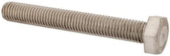 Value Collection - M12x1.75mm Metric Coarse, 90mm Length Under Head Hex Head Cap Screw - Fully Threaded, Grade 18-8 & Austenitic A2 Stainless Steel, Uncoated, 19mm Hex - Makers Industrial Supply