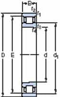 SKF - 30mm Bore Diam, 62mm OD, Open Deep Groove Radial Ball Bearing - 16mm Wide, 1 Row, Round Bore, 11,200 Nm Static Capacity, 15,600 Nm Dynamic Capacity - Makers Industrial Supply