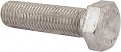 Value Collection - M24x3.00mm Metric Coarse, 90mm Length Under Head Hex Head Cap Screw - Fully Threaded, Grade 18-8 & Austenitic A2 Stainless Steel, Uncoated, 36mm Hex - Makers Industrial Supply