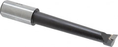 Borite - 7/8" Min Bore Diam, 4-1/2" Max Bore Depth, 1 Shank Diam, Boring Bar - Right Hand Cut, Carbide-Tipped, Black Oxide Finish - Exact Industrial Supply