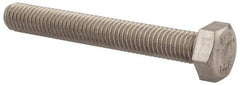 Value Collection - M8x1.25mm Metric Coarse, 60mm Length Under Head Hex Head Cap Screw - Fully Threaded, Grade 316 & Austenitic A4 Stainless Steel, Uncoated, 13mm Hex - Makers Industrial Supply