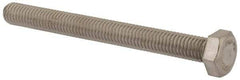 Value Collection - M8x1.25mm Metric Coarse, 80mm Length Under Head Hex Head Cap Screw - Fully Threaded, Grade 316 & Austenitic A4 Stainless Steel, Uncoated, 13mm Hex - Makers Industrial Supply