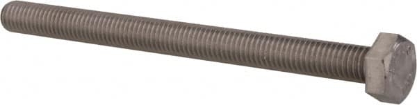 Value Collection - M8x1.25mm Metric Coarse, 100mm Length Under Head Hex Head Cap Screw - Fully Threaded, Grade 316 & Austenitic A4 Stainless Steel, Uncoated, 13mm Hex - Makers Industrial Supply