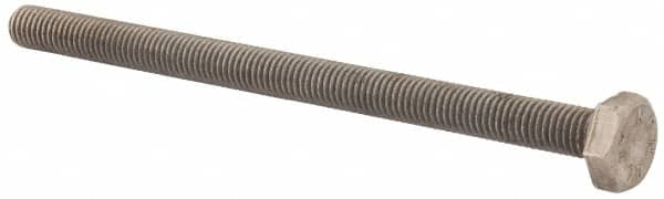 Value Collection - M10x1.50mm Metric Coarse, 150mm Length Under Head Hex Head Cap Screw - Fully Threaded, Grade 316 & Austenitic A4 Stainless Steel, Uncoated, 17mm Hex - Makers Industrial Supply