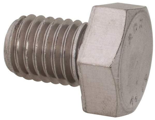 Value Collection - M12x1.75mm Metric Coarse, 16mm Length Under Head Hex Head Cap Screw - Fully Threaded, Grade 316 & Austenitic A4 Stainless Steel, Uncoated, 19mm Hex - Makers Industrial Supply