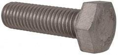 Value Collection - M12x1.75mm Metric Coarse, 40mm Length Under Head Hex Head Cap Screw - Fully Threaded, Grade 316 & Austenitic A4 Stainless Steel, Uncoated, 19mm Hex - Makers Industrial Supply