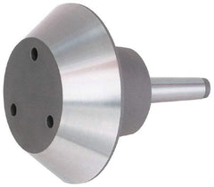 Bison - 4MT Taper, Steel Lathe Pipe Head Point - 3,500 Max RPM, Compatible with Live Centers - Makers Industrial Supply