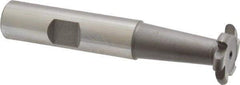 Value Collection - 1/16" Radius, 1/8" Circle Diam, 3/4" Cutter Diam, Shank Connection, Convex Radius Cutter - 1/2" Shank Diam, 3" OAL, High Speed Steel, Uncoated, 6 Teeth, Weldon Flat - Makers Industrial Supply