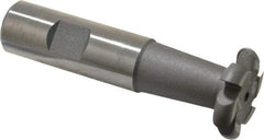 Value Collection - 1/8" Radius, 1/4" Circle Diam, 1-1/4" Cutter Diam, Shank Connection, Convex Radius Cutter - 3/4" Shank Diam, 3-1/2" OAL, High Speed Steel, Uncoated, 6 Teeth, Weldon Flat - Makers Industrial Supply