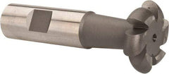 Value Collection - 3/16" Radius, 3/8" Circle Diam, 1-3/8" Cutter Diam, Shank Connection, Convex Radius Cutter - 3/4" Shank Diam, 3-1/2" OAL, High Speed Steel, Uncoated, 6 Teeth, Weldon Flat - Makers Industrial Supply